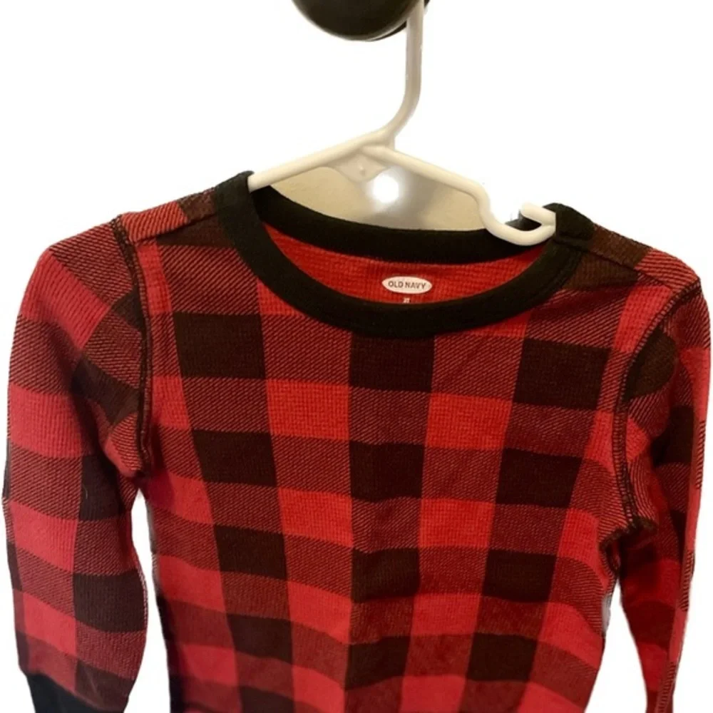 Old Navy Toddler Boys Buffalo Plaid Long Sleeved Shirt